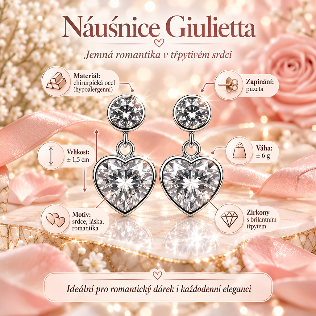 Dámské ocelové náušnice Giulietta 4